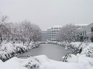 校園冬景